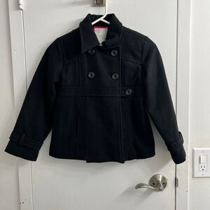 Old Navy Classic Black Pea Coat for Kids